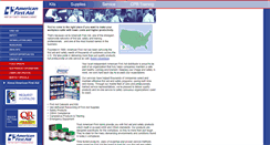 Desktop Screenshot of americanfirstaid.com